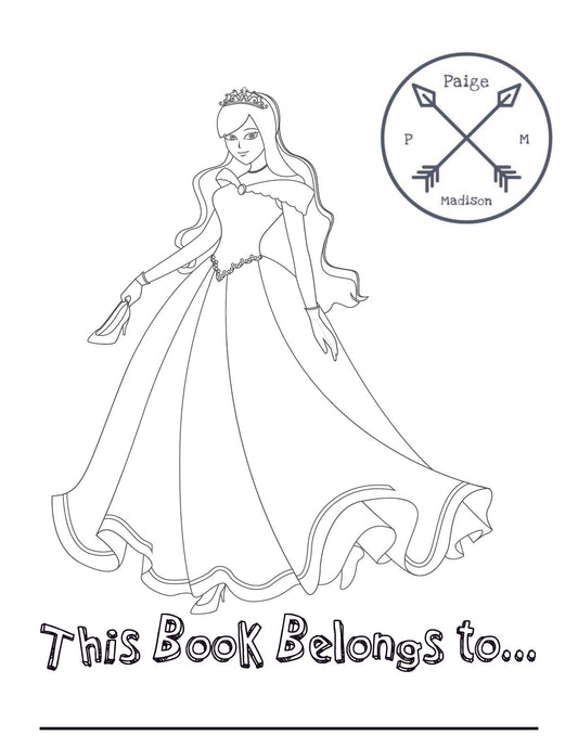 Kids Jumbo Coloring Book - Princess