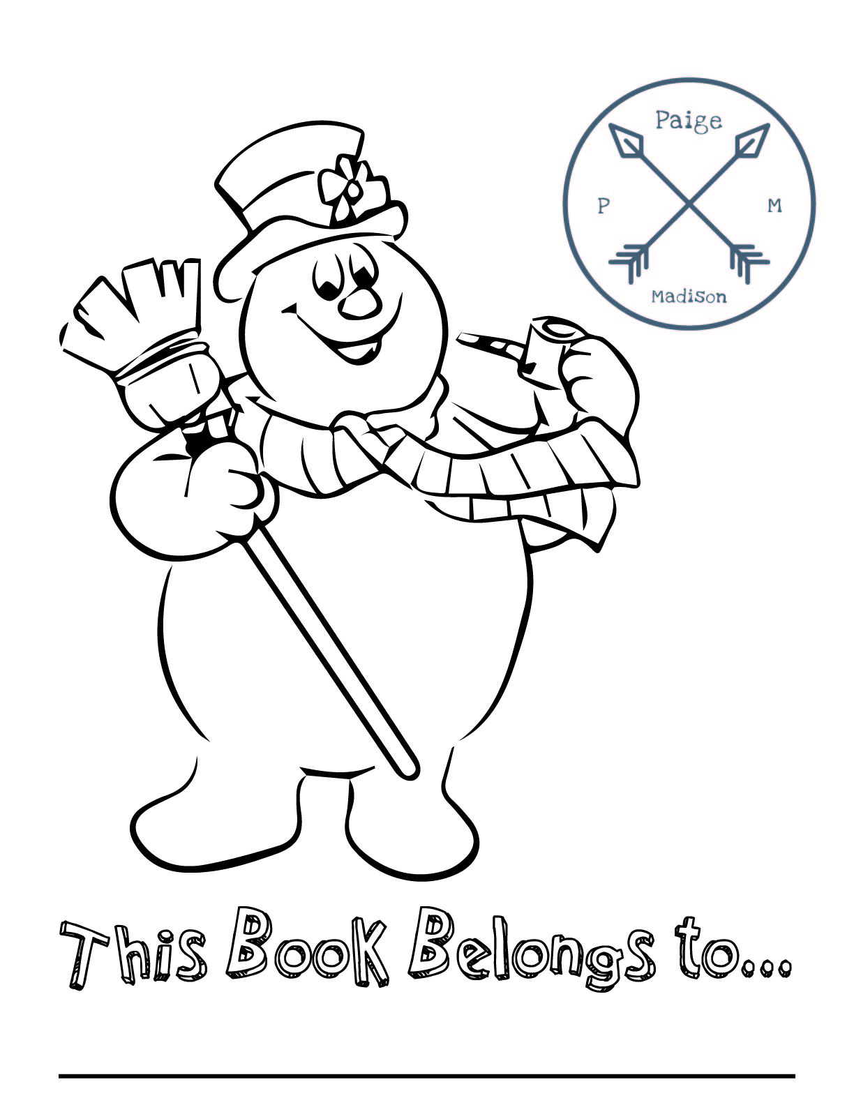 Kids Jumbo Coloring Book - Winter – Paige Madison Wall Art