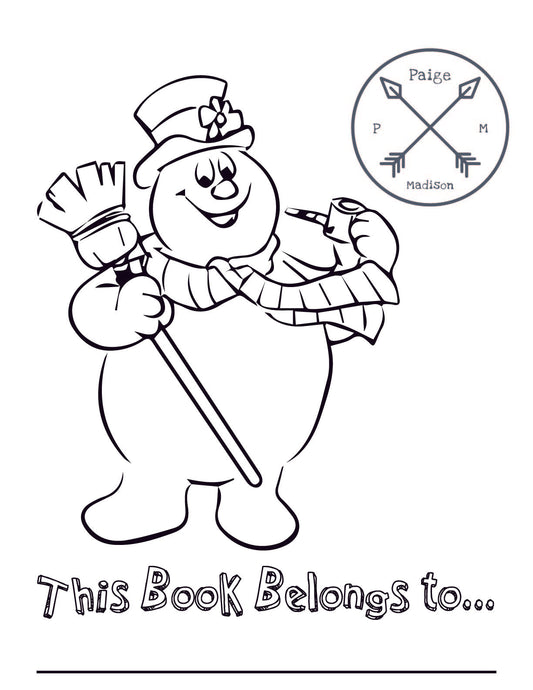 Kids Jumbo Coloring Book - Winter