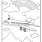 Kids Jumbo Coloring Book - Airplanes